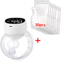 McAdo Wearable Breast Pump Hands Free Electric Portable Wearable Cup Suction Levels Comf Milking Machine Automatic Breast Pump