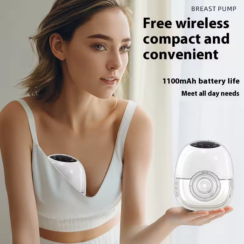 McAdo Wearable Breast Pump 180ML Hands Free Electric Portable Breast Pump BPA-free with LED Display 4 Modes & 12 Levels