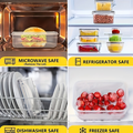 48Pcs BPA-Free Food Storage Set - 24 Airtight Containers & Lids with Labels for Pantry, Travel, Kitchen Organization