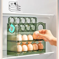 Egg Storage Box Side Door of Refrigerator Storage Organizer Kitchen Reversible Special Egg Storage Tray Kitchen Accessories