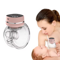 McAdo Electric Breast Pumps With 19/24mm Flange Portable Hands Free Wearable Breast Pump Silent Comfort Breast Milk Extractor