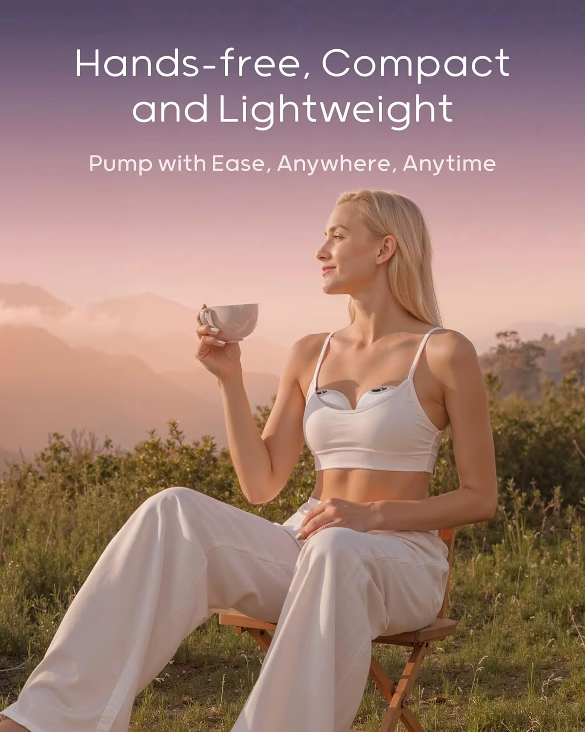 McAdo S32 Wearable Breast Pump - Upgraded Hands-Free Pump with Breast Massage Mode & BPA-Free with Dust-Proof Cover