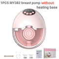 McAdo Breast Pump Electric Handsfree BPA Free With Heating & UV Sterilize Lid Optional Wireless Upgrade Wearable Breastfeeding Pump