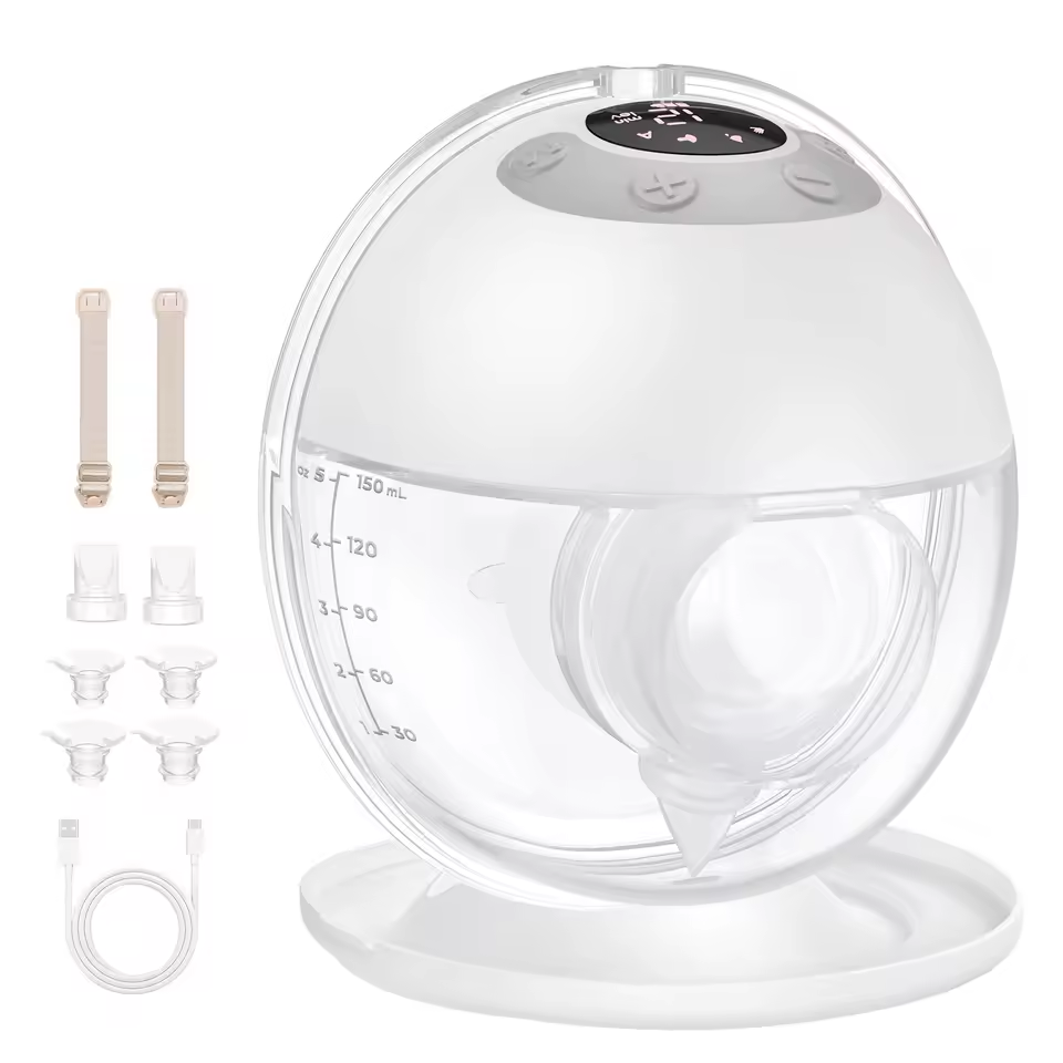 McAdo Electric Breast pump Hands-Free 4 modes & 12 levels , Pain-Free, BPA-Free Milk Collector with 17/19/21/24 mm Flange